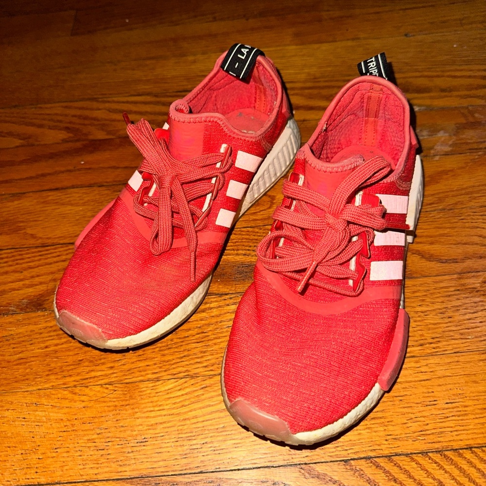 Neon Red/Pink NMDs - Size 7.5